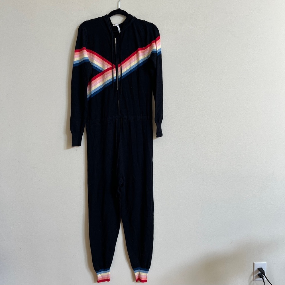 Madeleine Thompson x Spiritual Gangster Black Hoody Jumpsuit - Picture 4 of 6